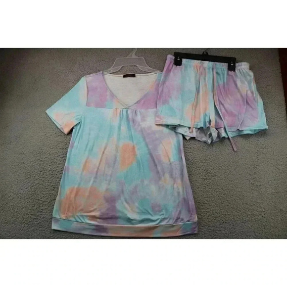 Avid Love Women's Pajama Set- Top & Shorts-Size Small - Picture 1 of 7